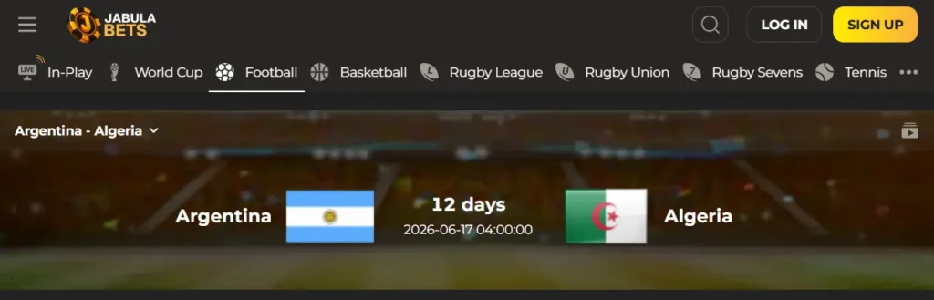Jabula Bets World Cup Betting